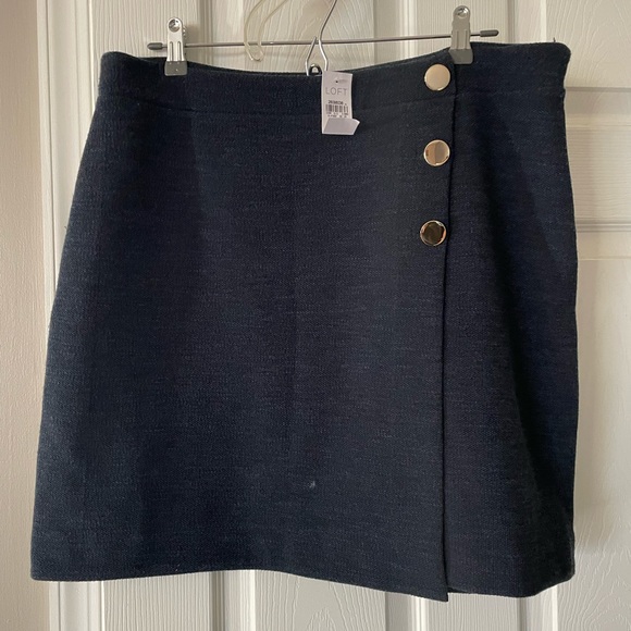 Loft navy NWT skirt. Sz 12 - Picture 1 of 5